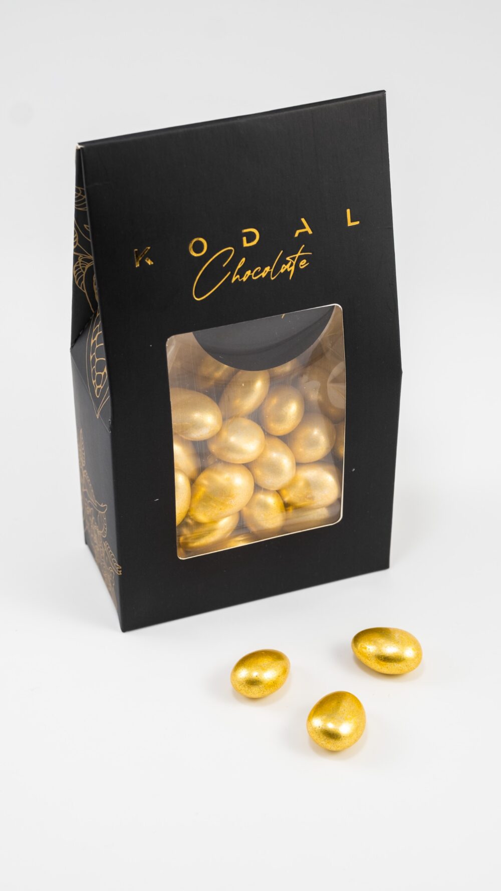 Bademli Çikolatalı Gold Draje Siyah Ambalajlı 250gr